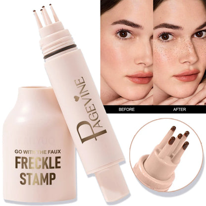 Freckle Stamp Pen; Natural Mark 5-Point Pen